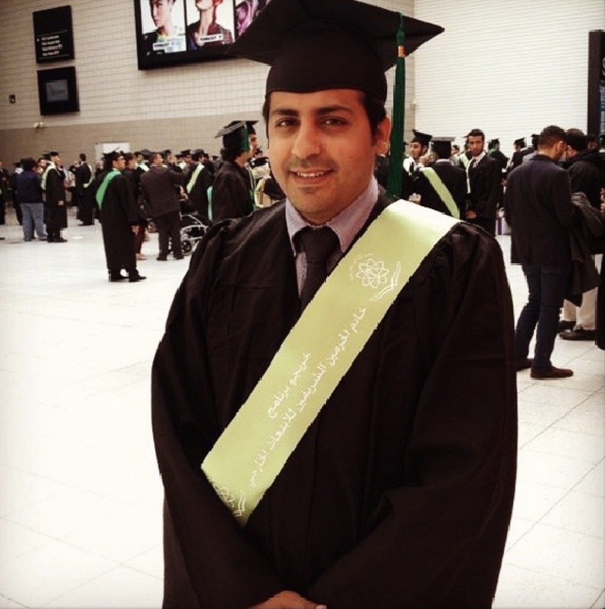 Abdulaziz Alfuraih at the Custodian of the Two Holy Mosques Scholarship Programme graduates’ ceremony in London